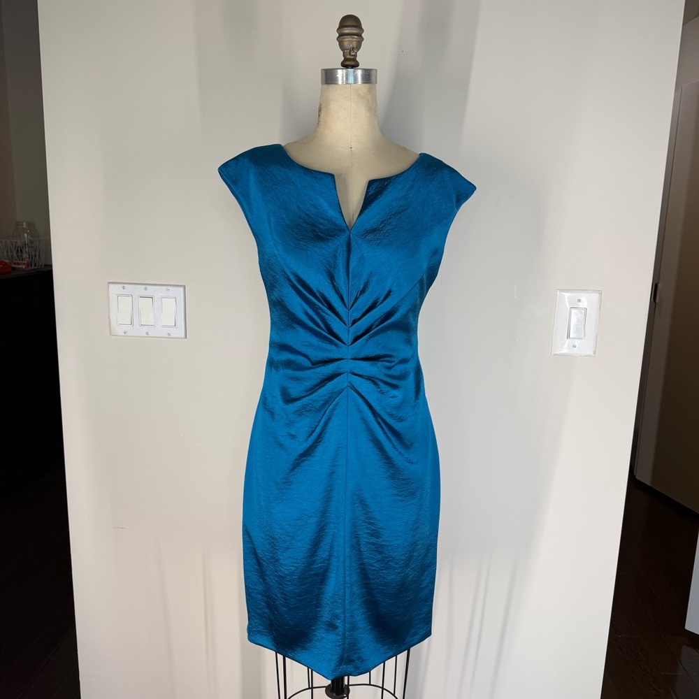 Stunning Textured Satin Cocktail Dress